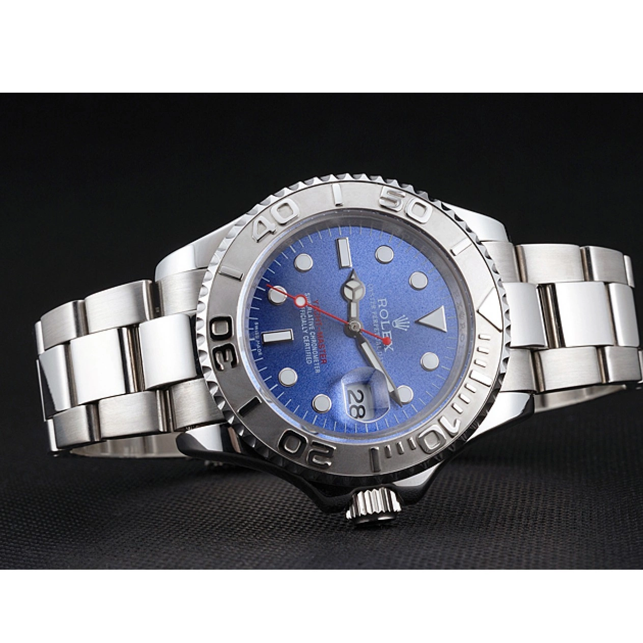 MiroTime 0805 Swiss Rolex Yacht-Master Blue Dial Stainless Steel Case And Bracelet